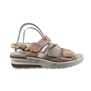 Waldlaufer Shoes Women 41 Sandals Fashion Comfort Leather Adjustable Straps Pink